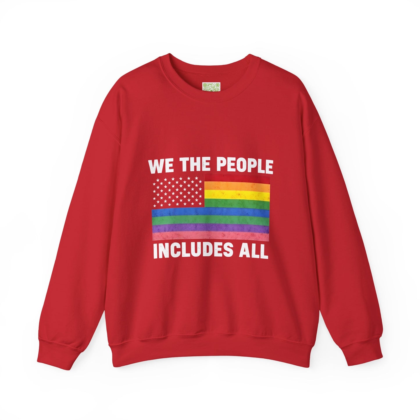 We the People Pride Includes All Crewneck, Inclusive Pride Sweatshirt, Pride 2025, Nonbinary Pride, Lesbian Shirt, LGBT Shirt, Pride Collection
