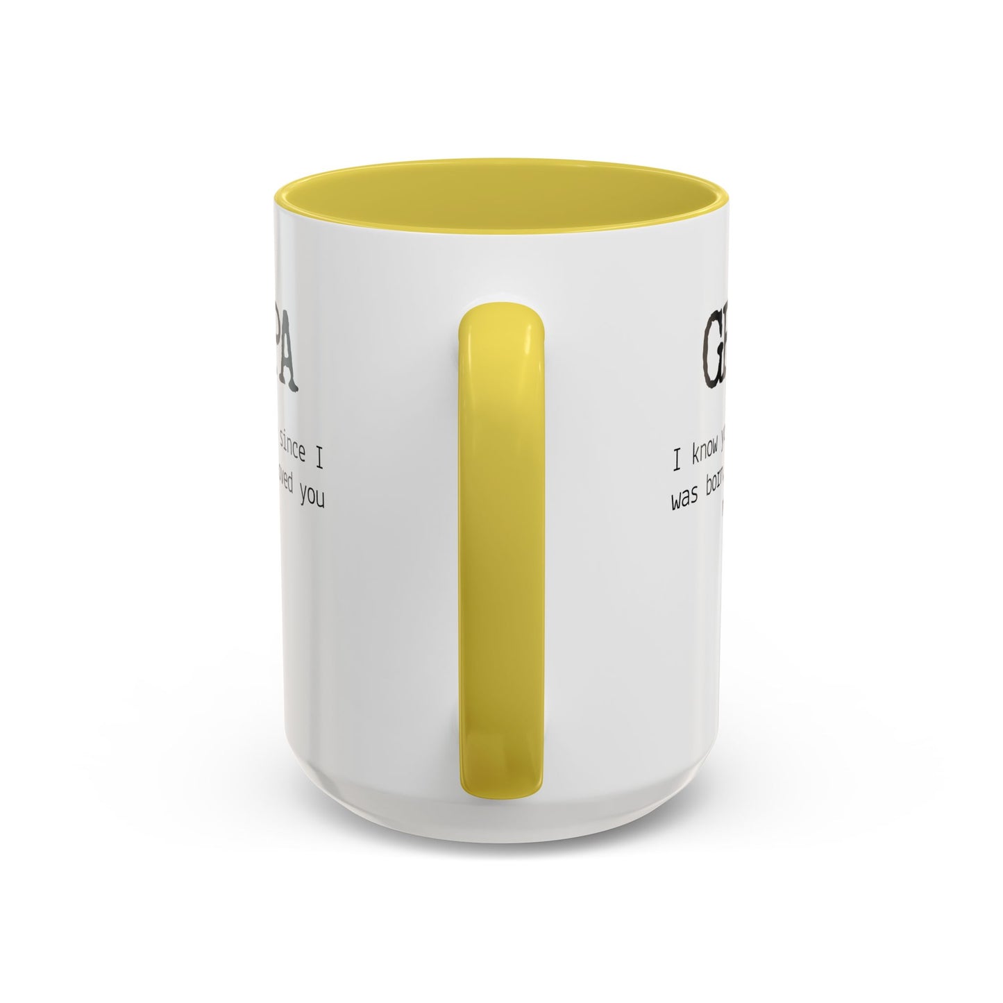 Personalized Grandpa Mug, Gift from Grandchild, Custom Message Coffee Cup, Grandpa Birthday Gift, Father’s Day Mug, Sentimental Gift for Grandpa