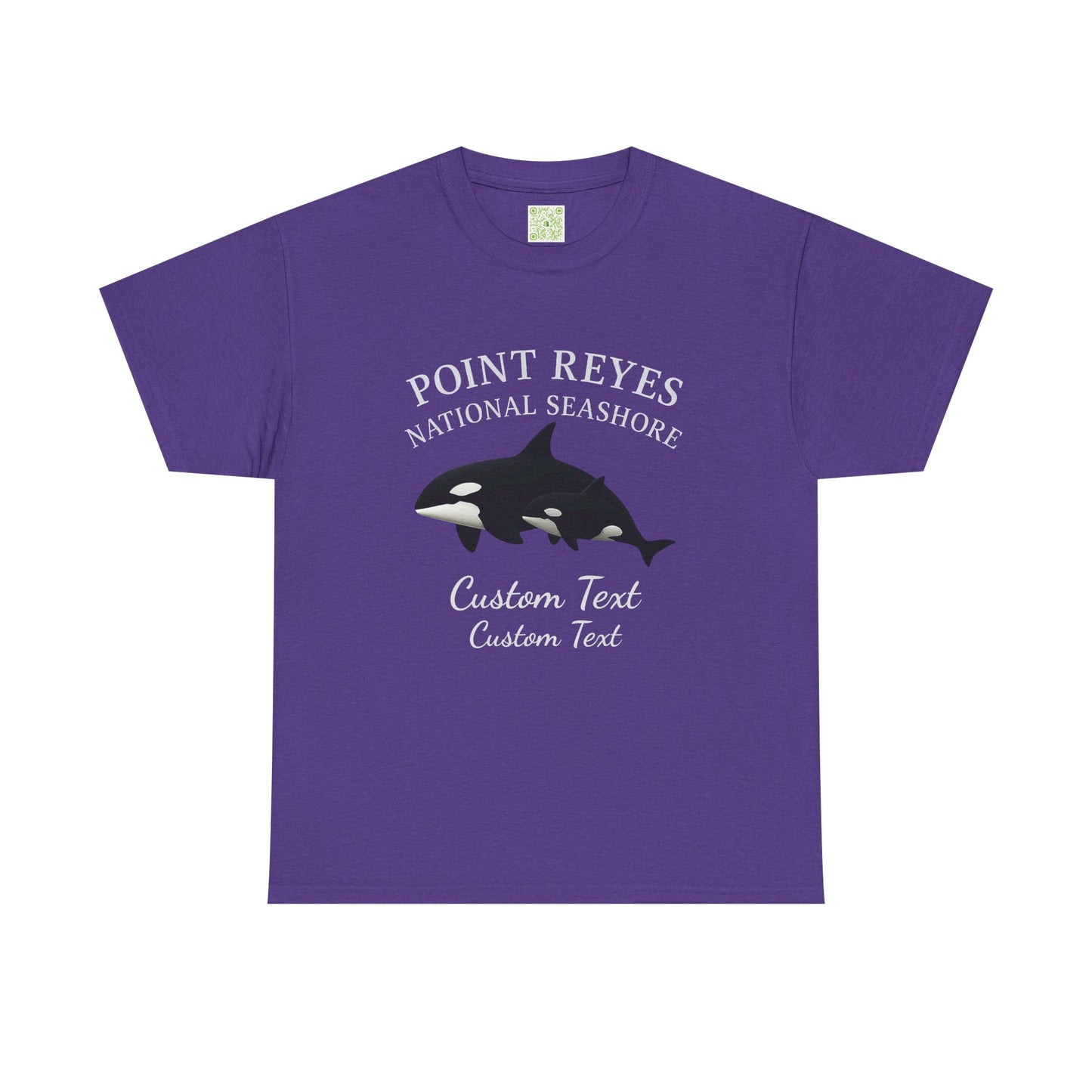 Point Reyes National Seashore Orca Tee, Marin County Whale Shirt, California Coast T-shirt, Pacific Ocean Gift, Whale Watching Apparel