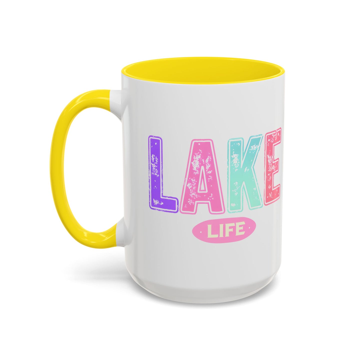 Lake Life Accent Coffee Mug, Great Lakes Mug, Michigan Gifts, Lake Vibes, Modern Mug, Lake House Gifts, Lakehouse Decor