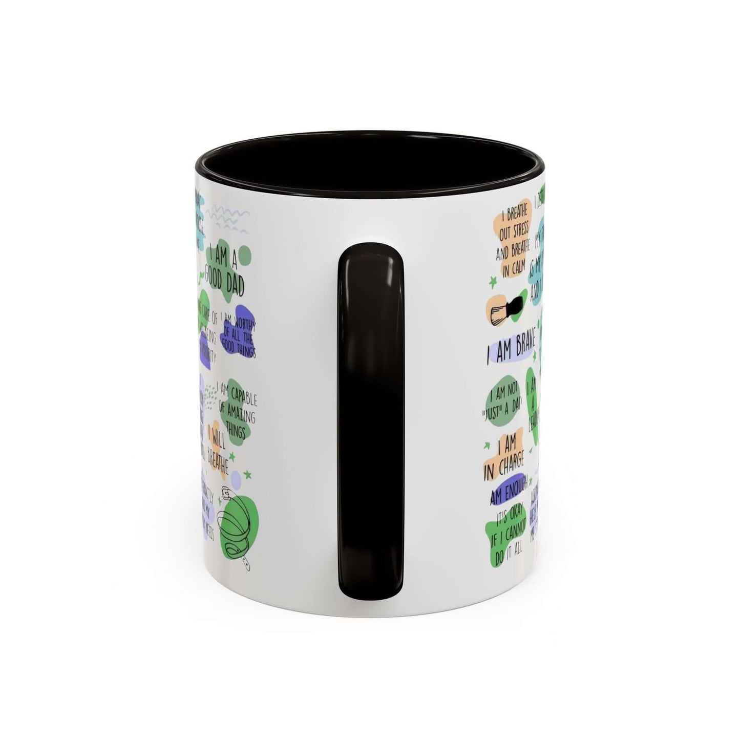 Dad Affirmations Multi Color Mug