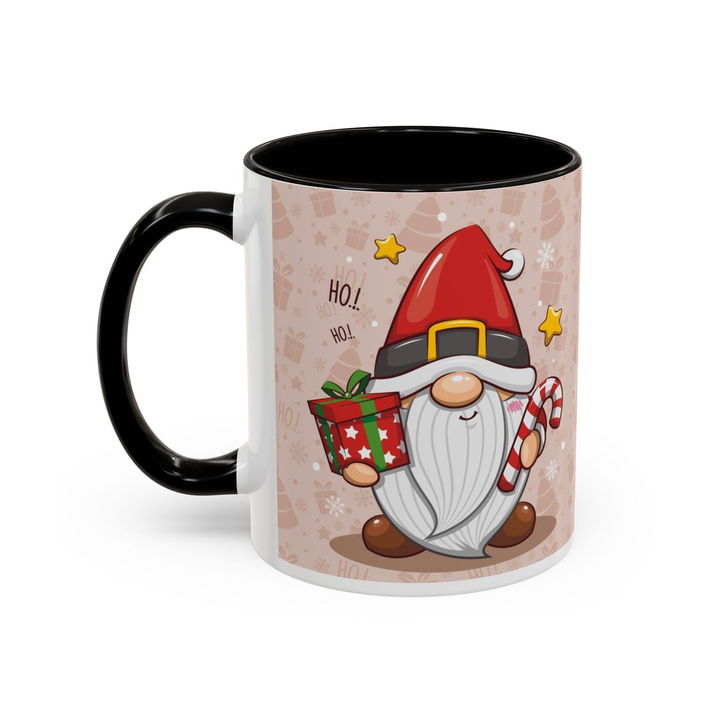 Ho Ho Santa Gnome Christmas Mug, Cute Holiday Coffee Cup, Festive Hot Cocoa Mug, Gnome Lover Christmas Gift, Cozy Winter Drinkware for Holiday Cheer