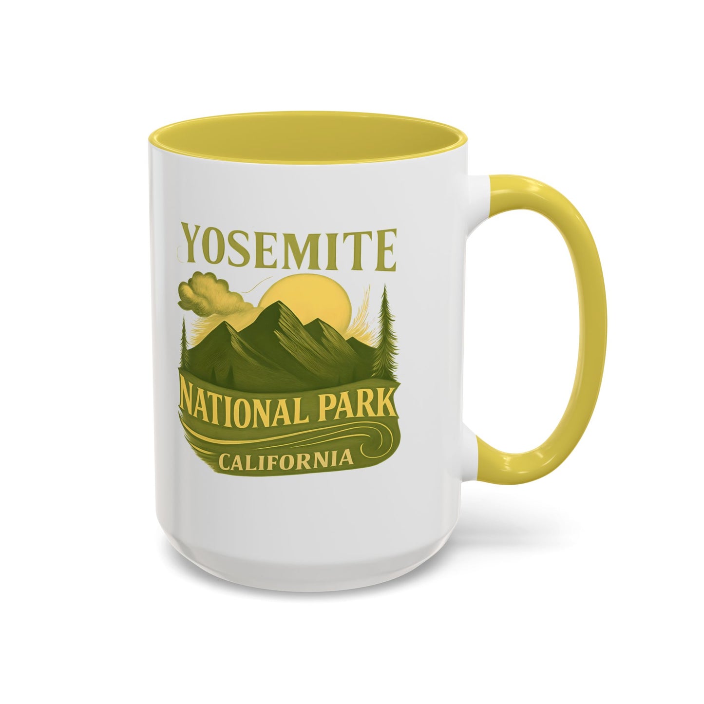 Yosemite National Park Accent Mug, Yosemite Gift, Yosemite Travel Gift, California Trip, Granola Girl Gift