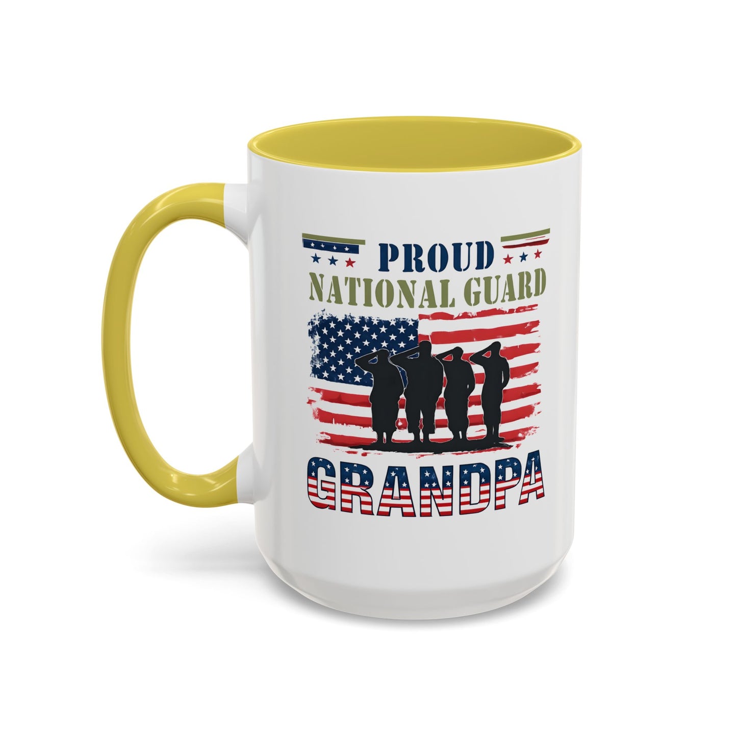 National Guard, Proud Grandpa Coffee Mug, Veteran Appreciation, Gift for Heroes, Military Family Gift