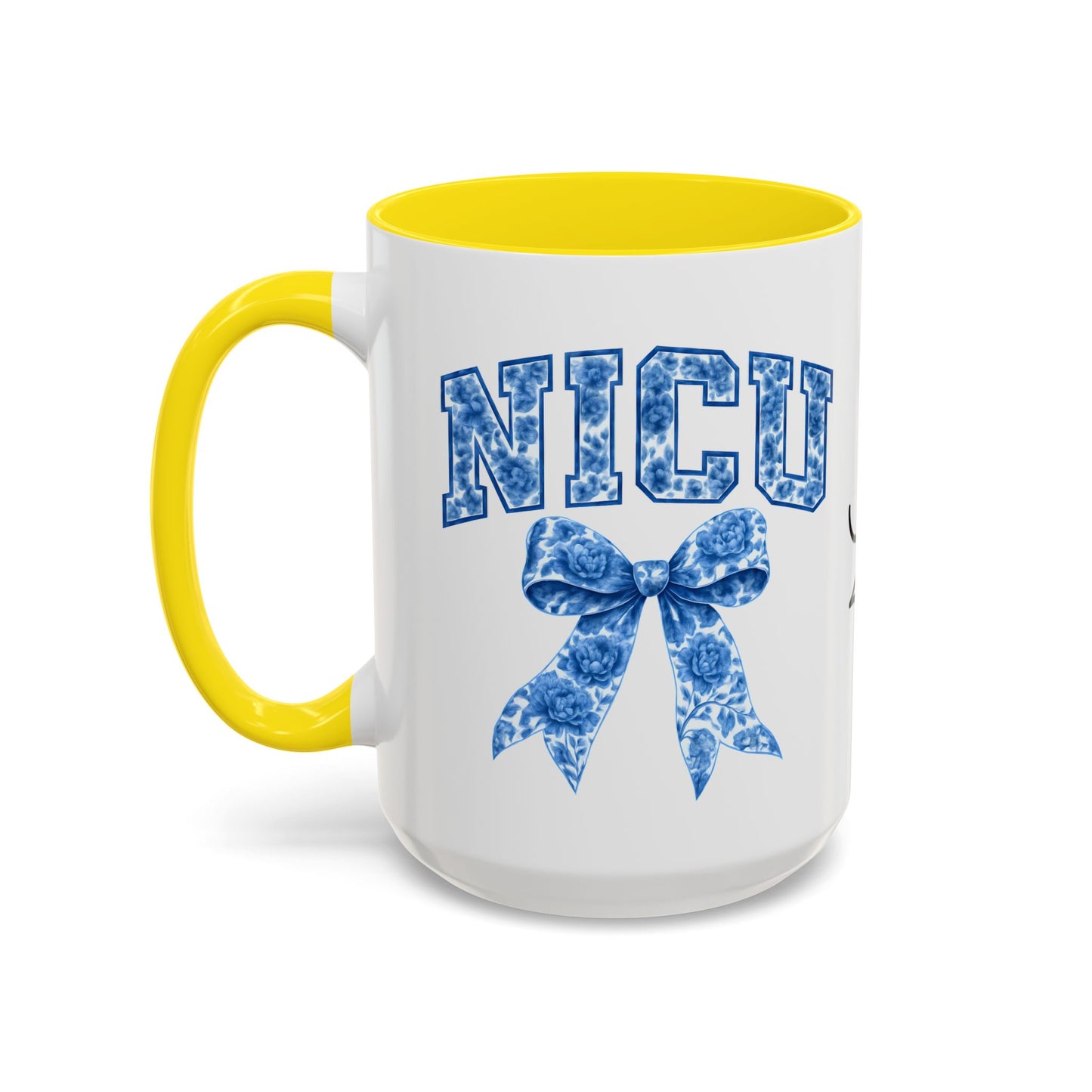 NICU Nurse Chinoiserie Accent Coffee Mug, Nurse Retirement Mug, NICU Nurse Mug, New Job Gift, Mug For NICU Nurse