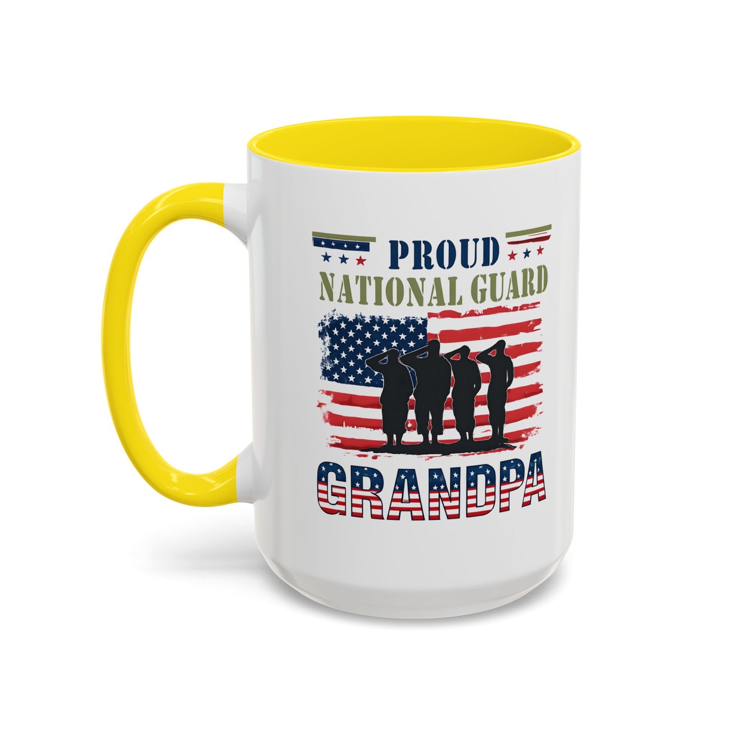 Proud National Guard Grandpa Coffee Mug, Army National Guard, Veteran Appreciation, Gift for Heroes, Military Family Gift