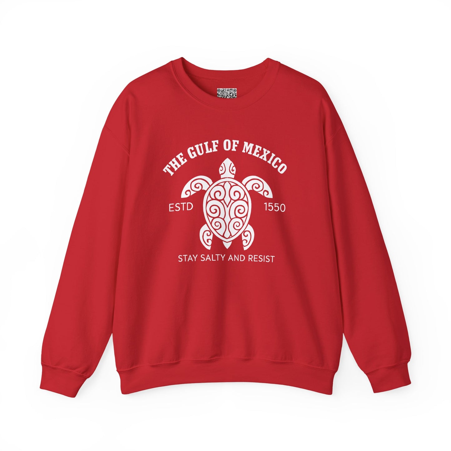 Gulf of Mexico Turtle Sweatshirt - Stay Salty and Resist