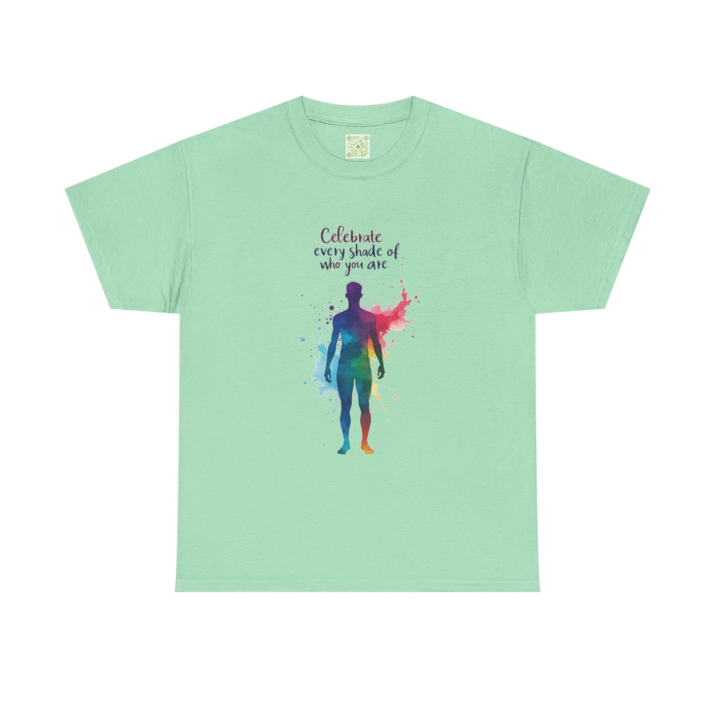 Enneagram Four Celebrate Every Shade Personality Tee, Celebrate Every Shade, Unisex Heavy Cotton, Self Growth, Individualist Tee