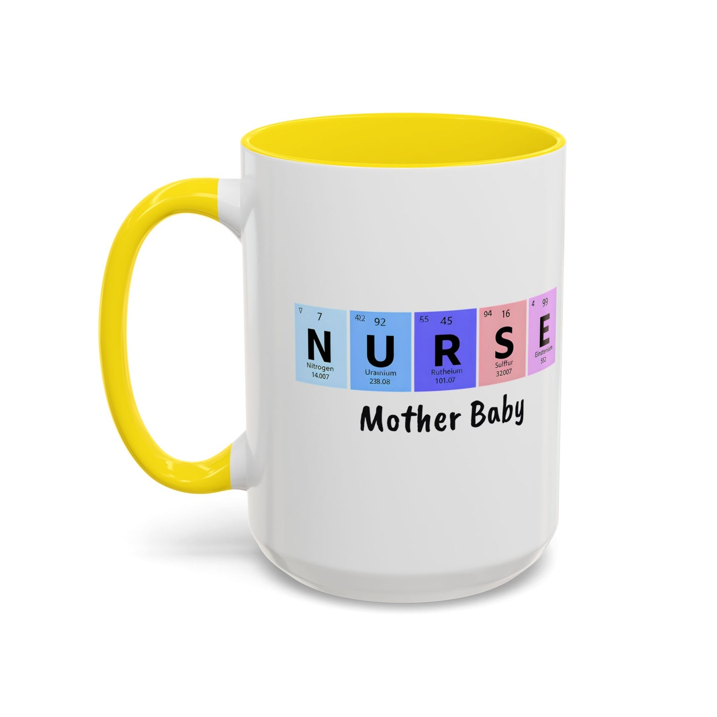 Nurse Mother Baby Coffee Mug, Nurse Practitioner Gift, Labor Delivery Nurse, Postpartum Nurse, Nursery Nurse Mug