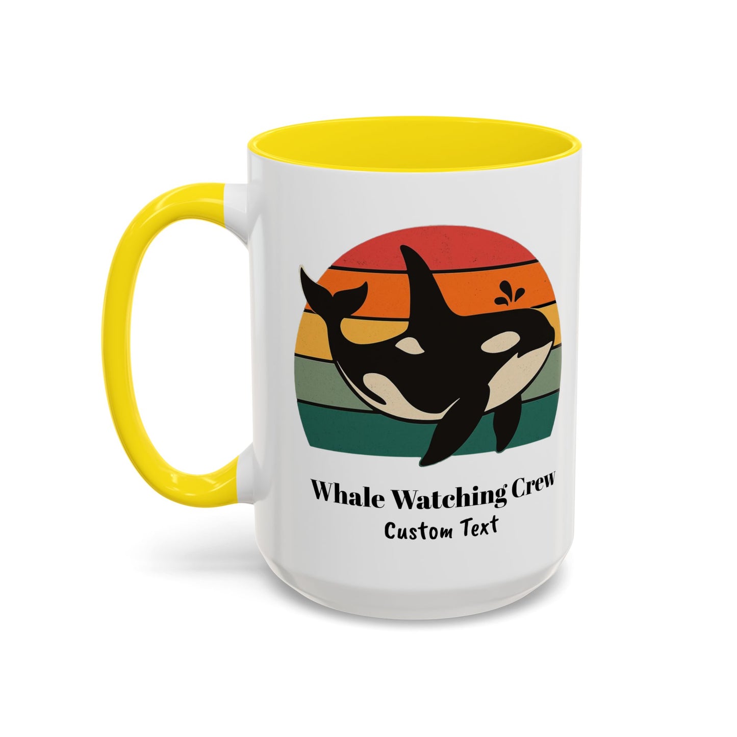 Personalized Orca Whale Coffee Mug, Whale Watching Mug, Whale Gifts, Alaskan Cruise, Blue Whale, Beluga Whale, Maui Excursion
