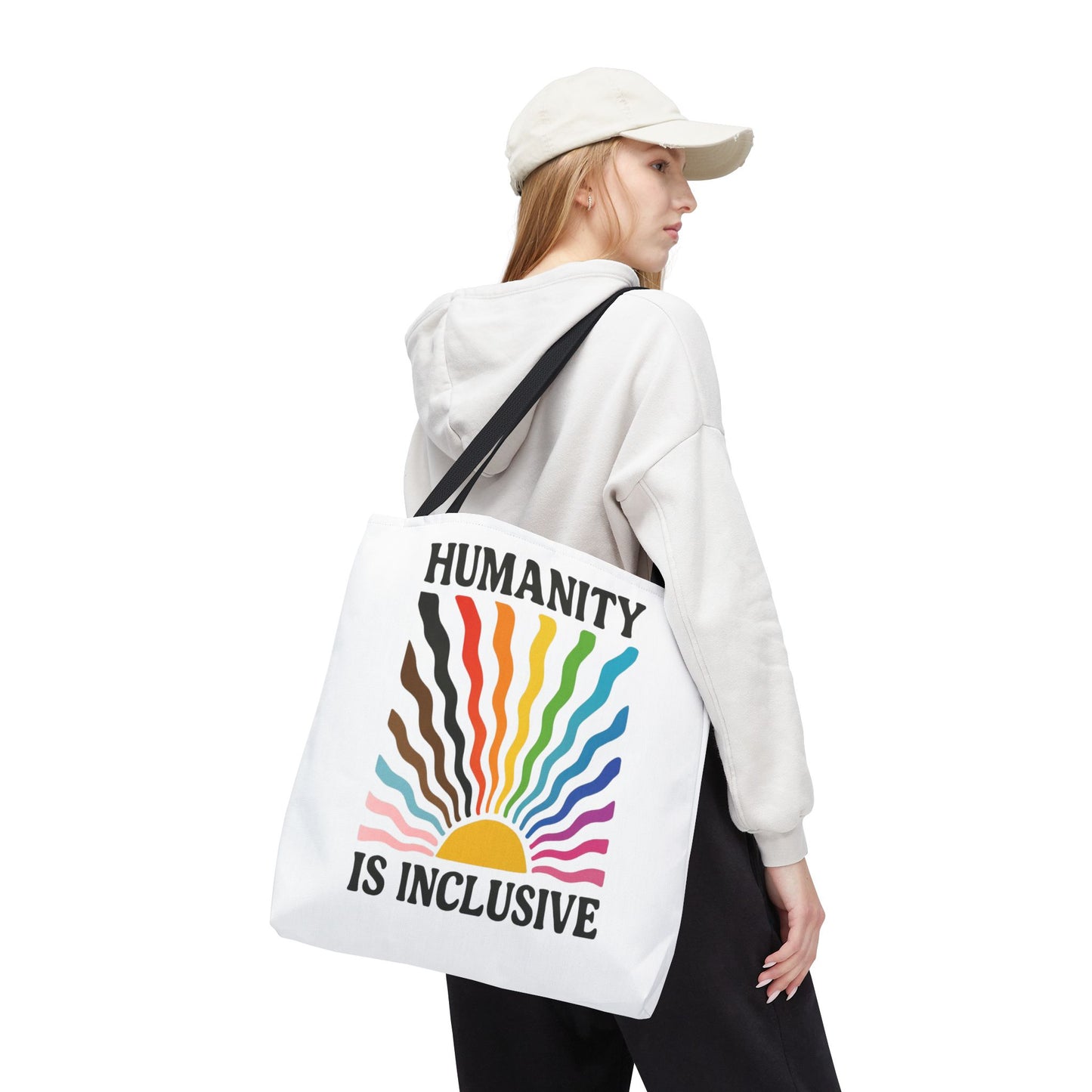 Humanity Is Inclusive Tote Bag, Pride Month Tote, LGBT Tote, Lesbian Tote, Equal Rights Tote, Trans Tote, Gift