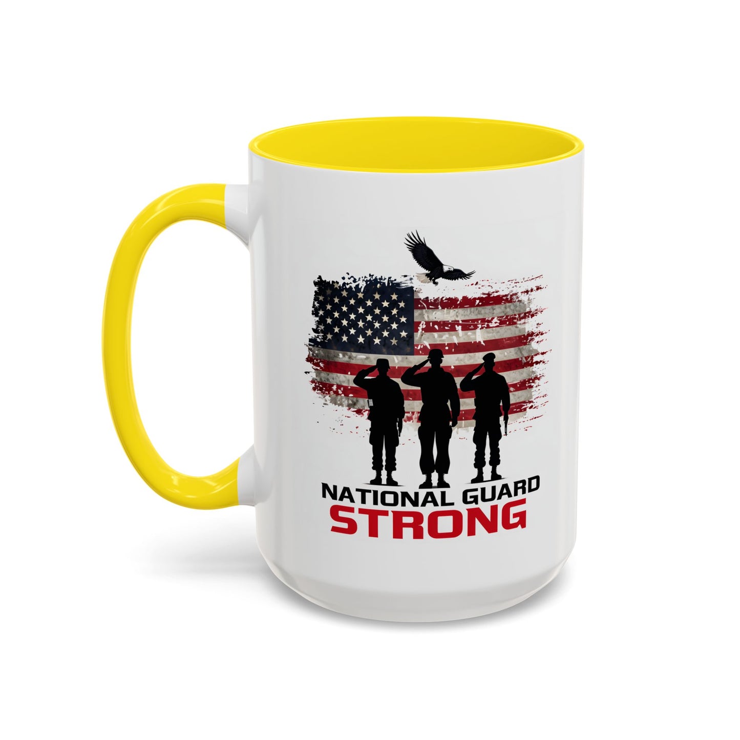 Patriotic National Guard Coffee Mug, Air National Guard, Army Wife Mug, Gift for Soldier, Army Veteran Gift, Army Dad Mug