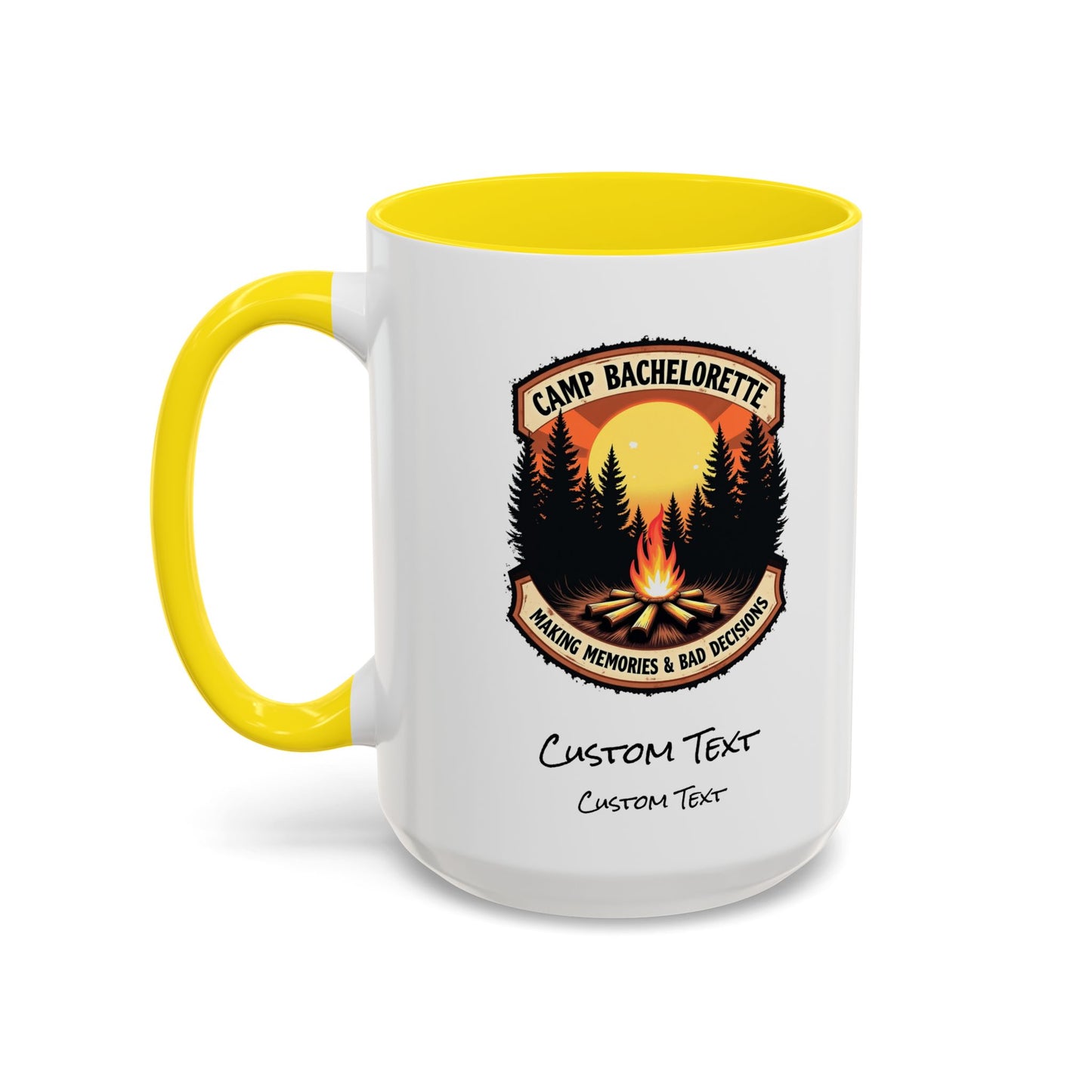 Personalized Camp Bachelorette Coffee Mug, Camp Bride Mug, Camp Bach Mug, Bride Tribe, Hen Party Favors, Custom Text