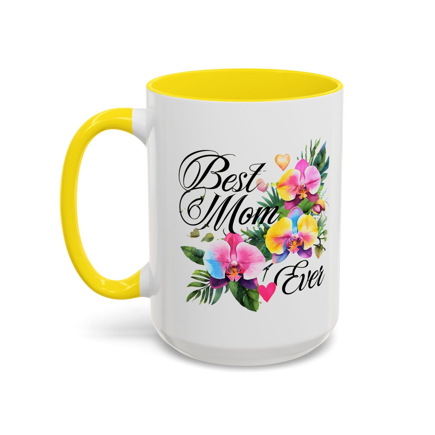 Floral Best Mom Coffee Mug, Vibrant Tea Mug for Mom, Unique Mother's Day Gift, Appreciation Gift for Her