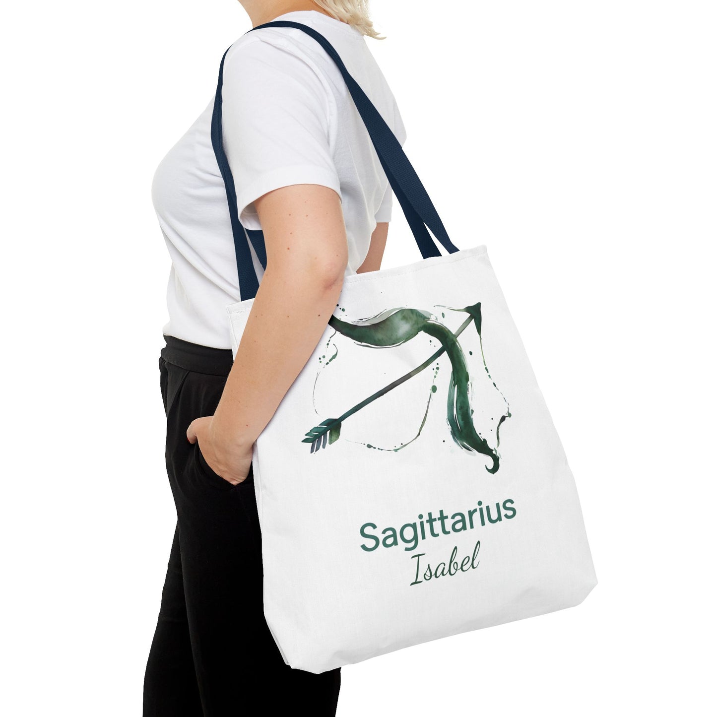 Sagittarius Zodiac Personalized Tote Bag, Astrology Lover Tote, Artistic Tote Bag, Aesthetic Weekender, Sagittarius Gifts