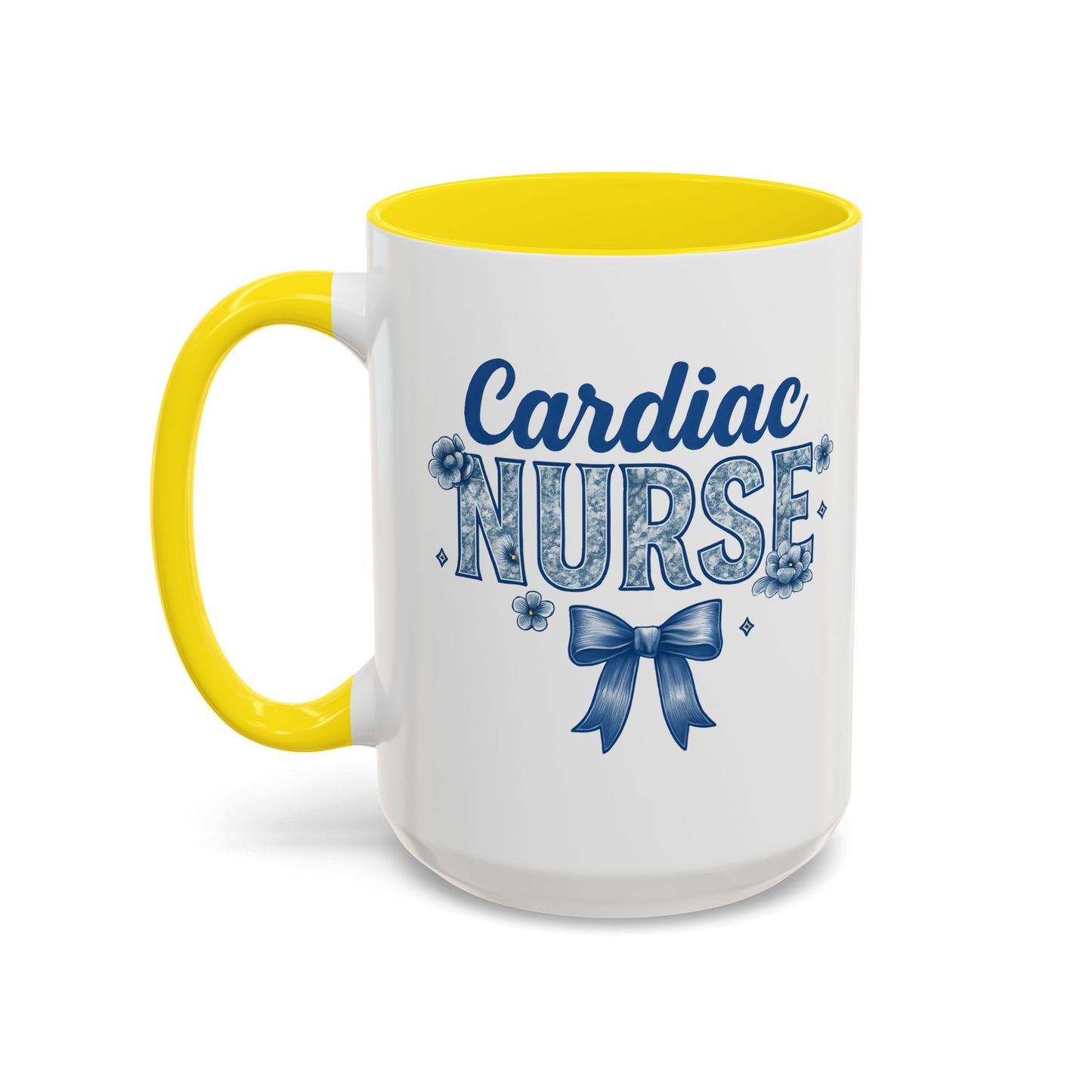 Chinoiserie Nurse Mug, Cardiac Nurse Mug, Cardiac ICU Mug, CVICU Nurse Mug, Cardiology Nurse Gift, Nurse Team Mug