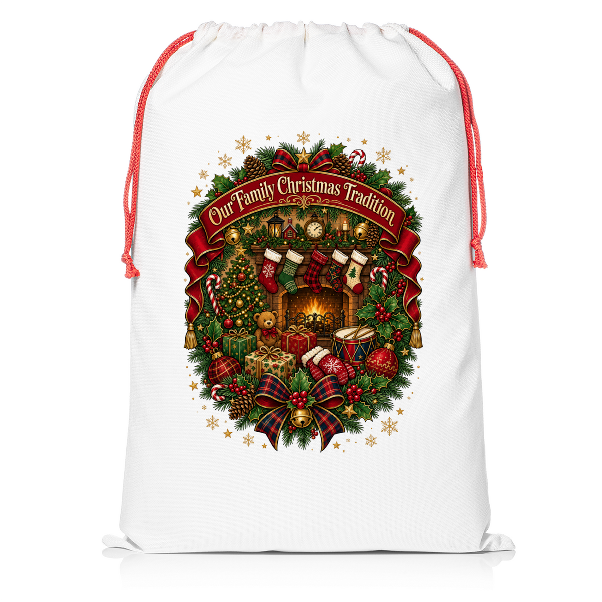Our Family Christmas Tradition Santa Sack
