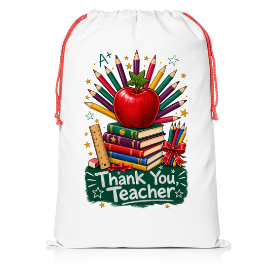 Thank You Teacher Appreciation Gift Sack from Resendez Gift Shop