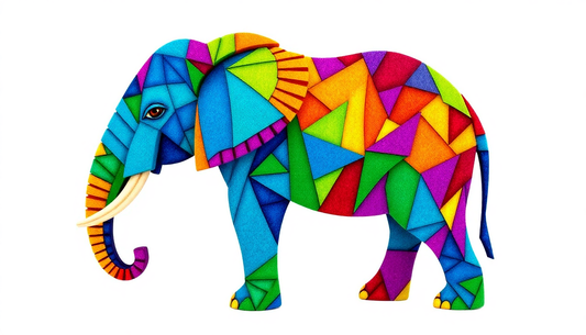 Discover the Artistic Elephant Phone Case: A Unique Mosaic Masterpiece