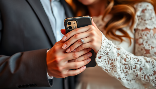 Celebrate Your Engagement with a Stylish Phone Case from Resendez Enterprises Gift Shop