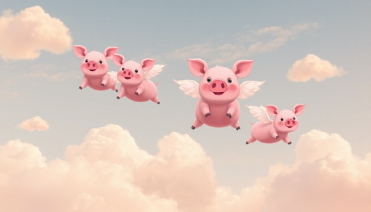 Soar to New Heights with Our Enchanting "When Pigs Fly" Mug