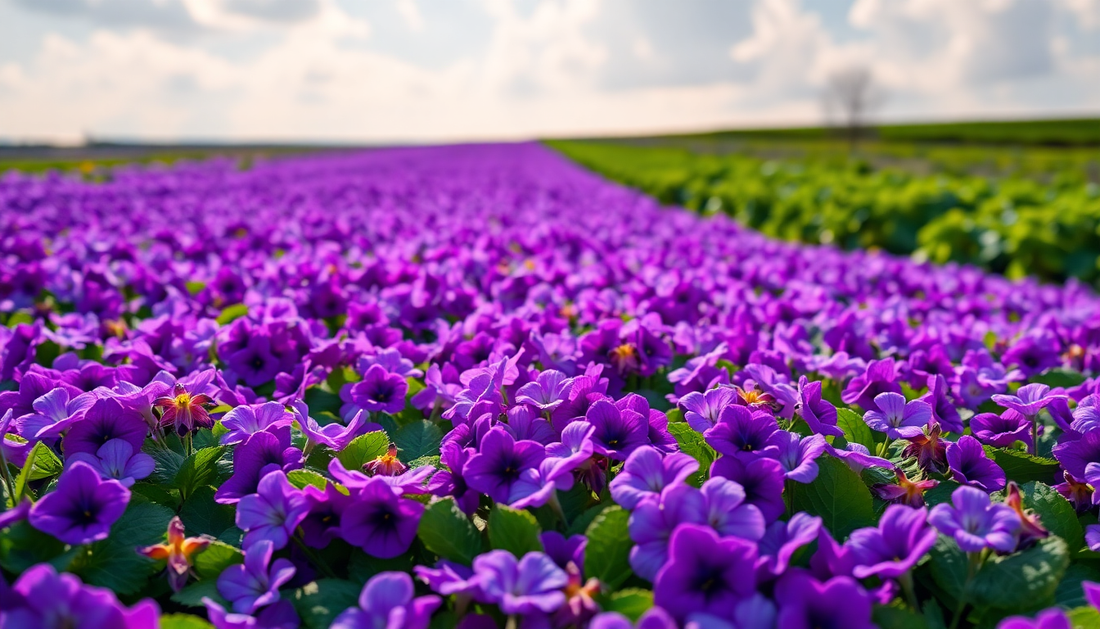 Celebrate Your Birthday in Style with the African Violet Birthday Month Mug