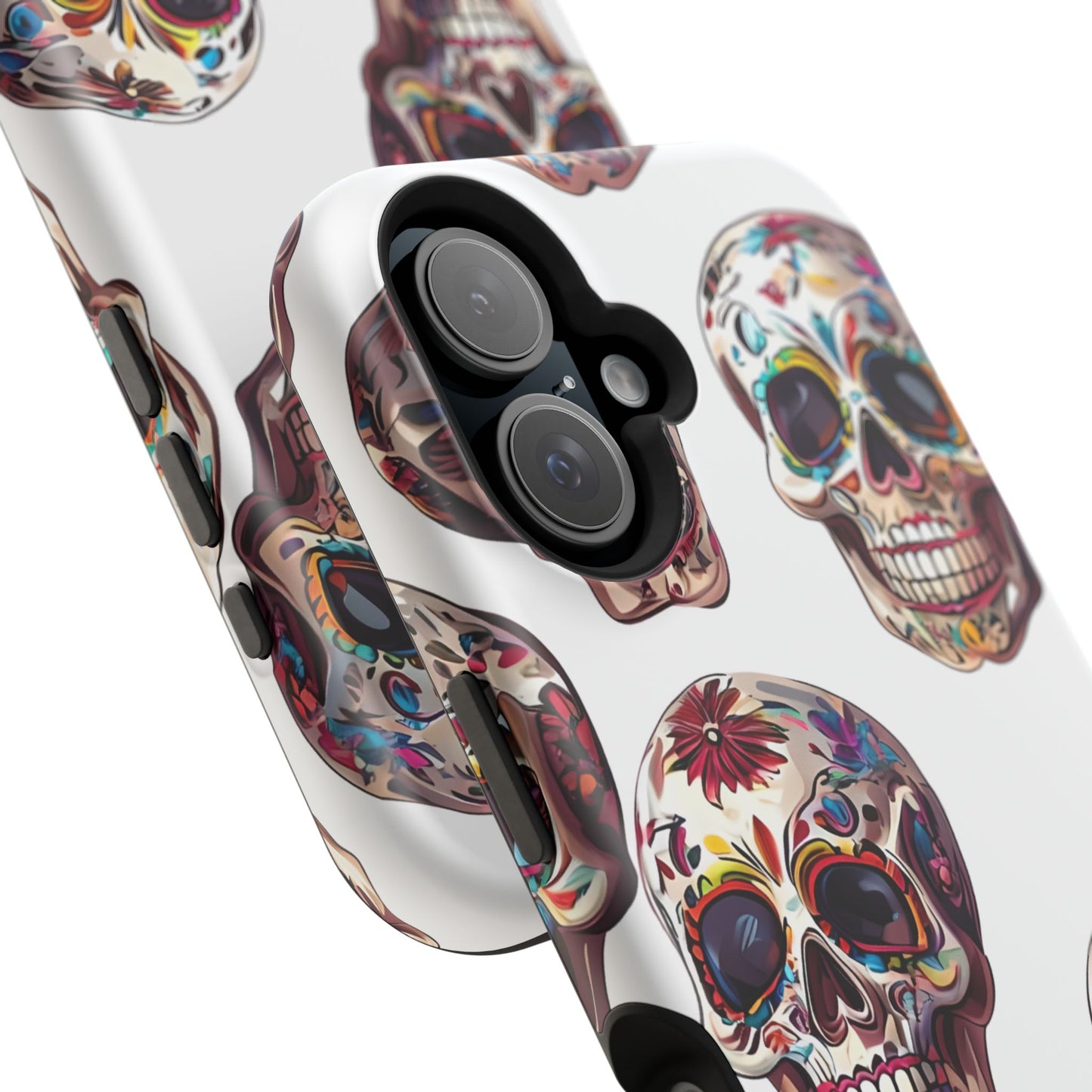 Sugar Skull Phone Case, Dia De Los Muertos, Day Of The Dead, Mexican Tradition, Sugar Skull Art, Wireless Charger