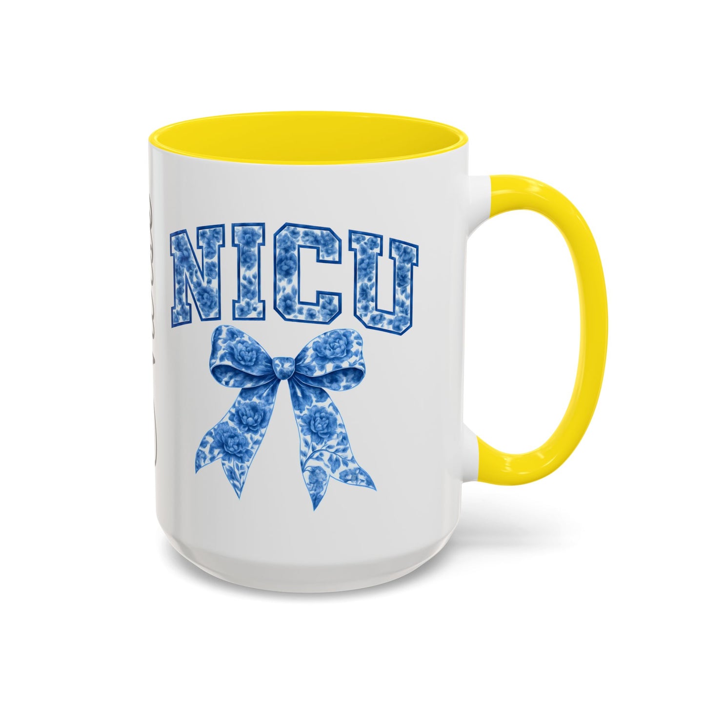 NICU Nurse Chinoiserie Accent Coffee Mug, Nurse Retirement Mug, NICU Nurse Mug, New Job Gift, Mug For NICU Nurse