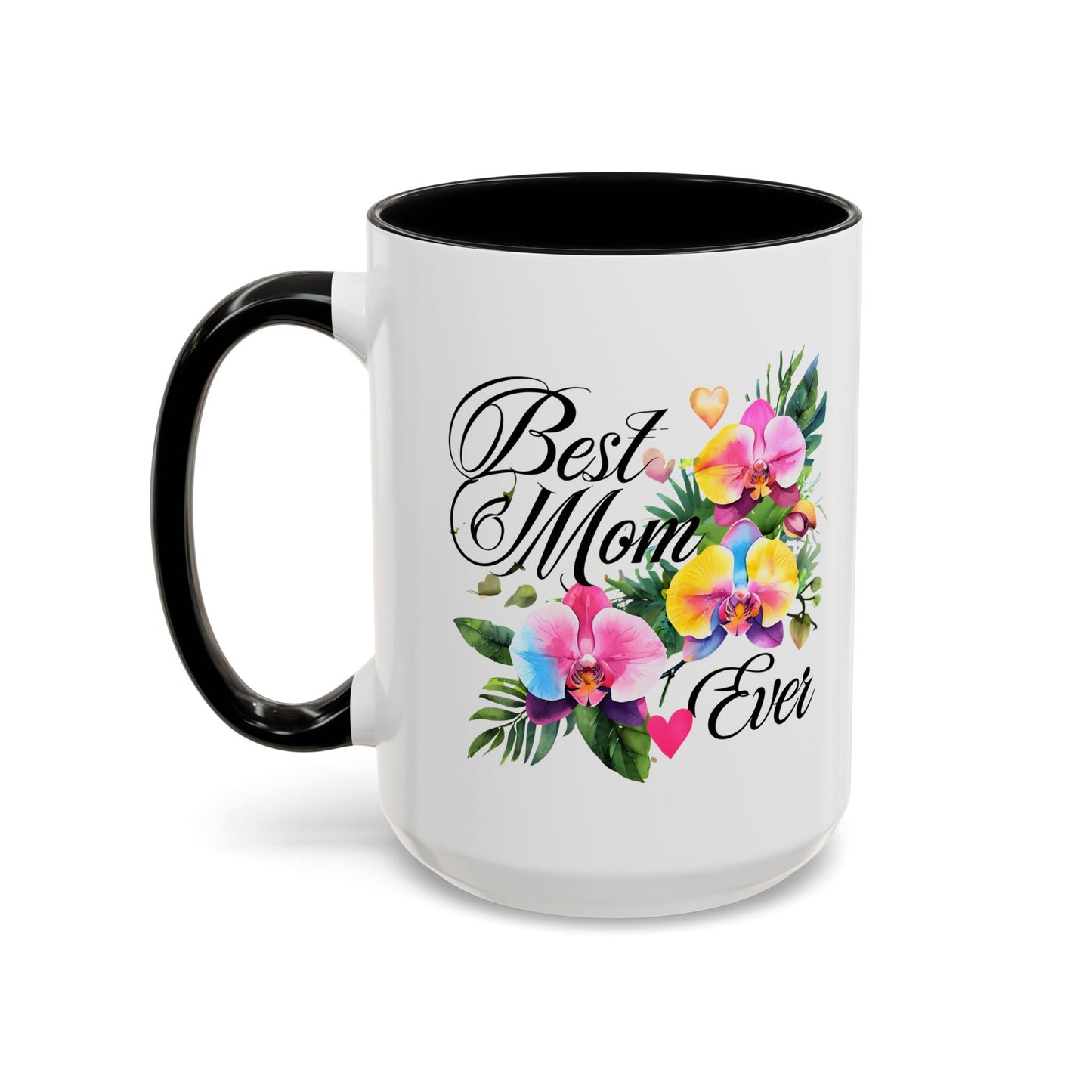 Floral Best Mom Coffee Mug, Vibrant Tea Mug for Mom, Unique Mother's Day Gift, Appreciation Gift for Her