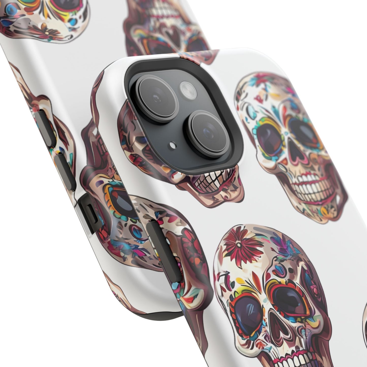 Sugar Skull Phone Case, Dia De Los Muertos, Day Of The Dead, Mexican Tradition, Sugar Skull Art, Wireless Charger