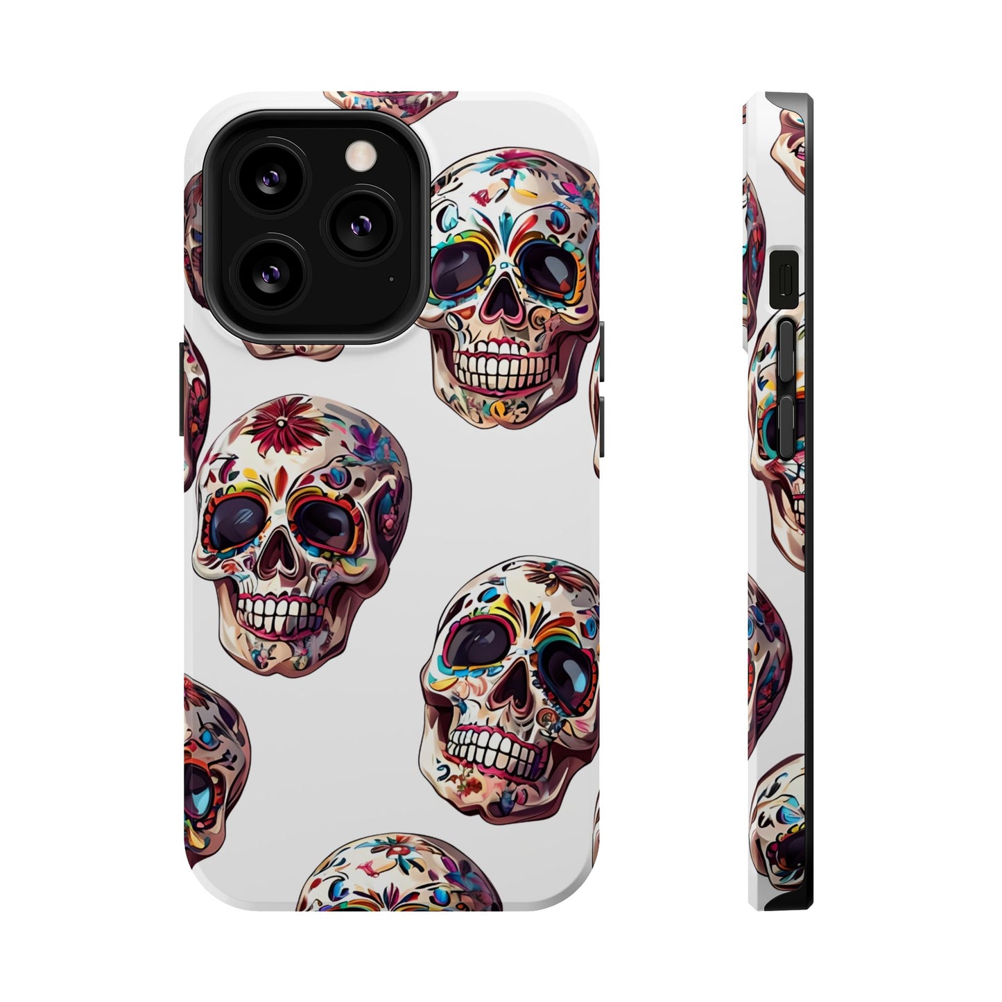 Sugar Skull Phone Case, Dia De Los Muertos, Day Of The Dead, Mexican Tradition, Sugar Skull Art, Wireless Charger