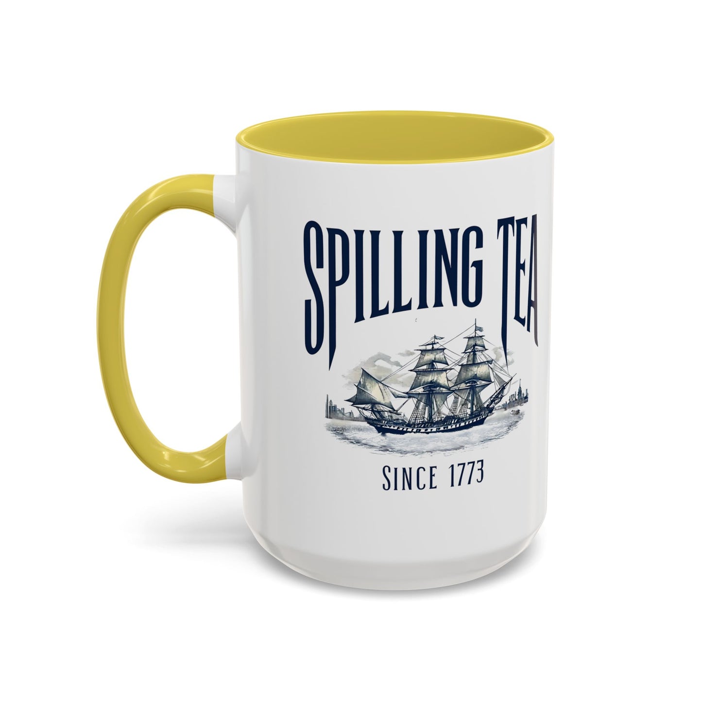 Spilling Tea Since 1773 Coffee Mug, Patriotic Coffee Mug, Funny Patriot Gift, American Freedom, Memorial Day