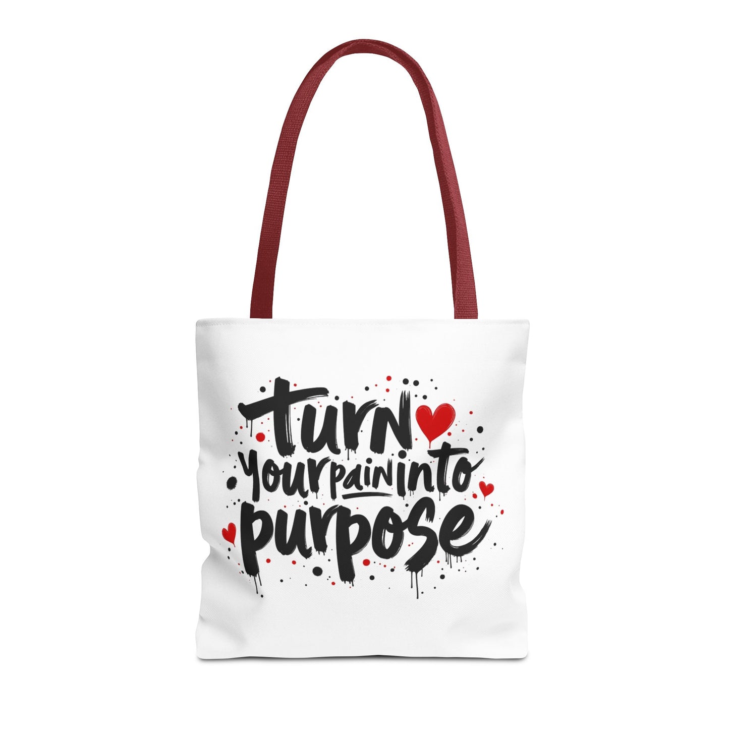 Enneagram 4 Inspirational Tote Bag, Turn Your Pain Into Purpose, Enneagram Type 4, Self Growth, Personality Types