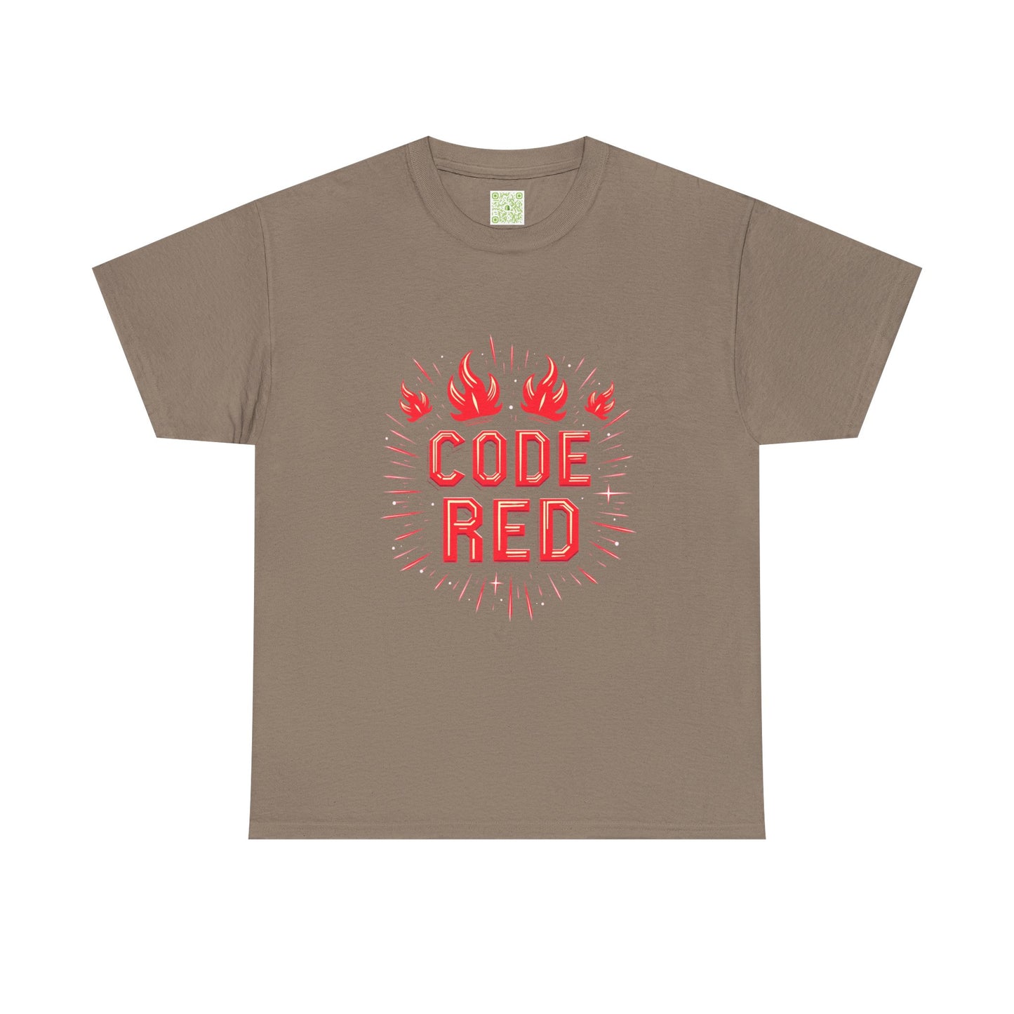 Firefighter Code Red Tee, Firefighting T-Shirt, Fireman Gift, Firefighter Gift, Thin Red Line, Bravery Inspired Shirt, Firefighting Tee