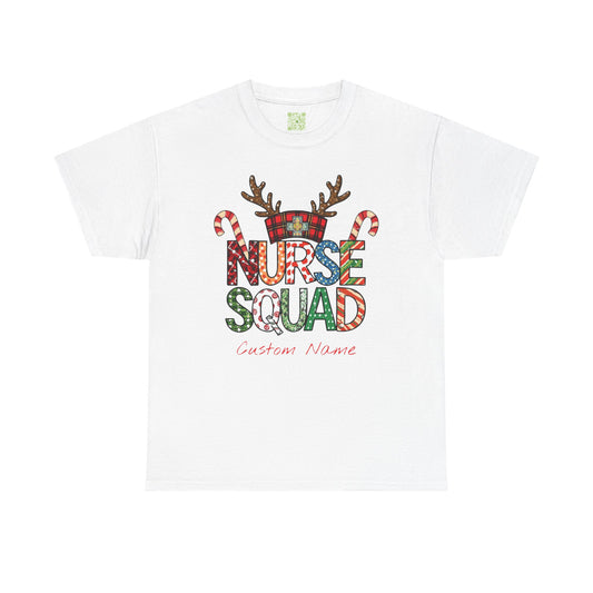 Personalized Nurse Squad Holiday Tee, Snowman Shirt, Christmas Womens, Future Nurse Gift, Nurse Gift, Gift For Nurse