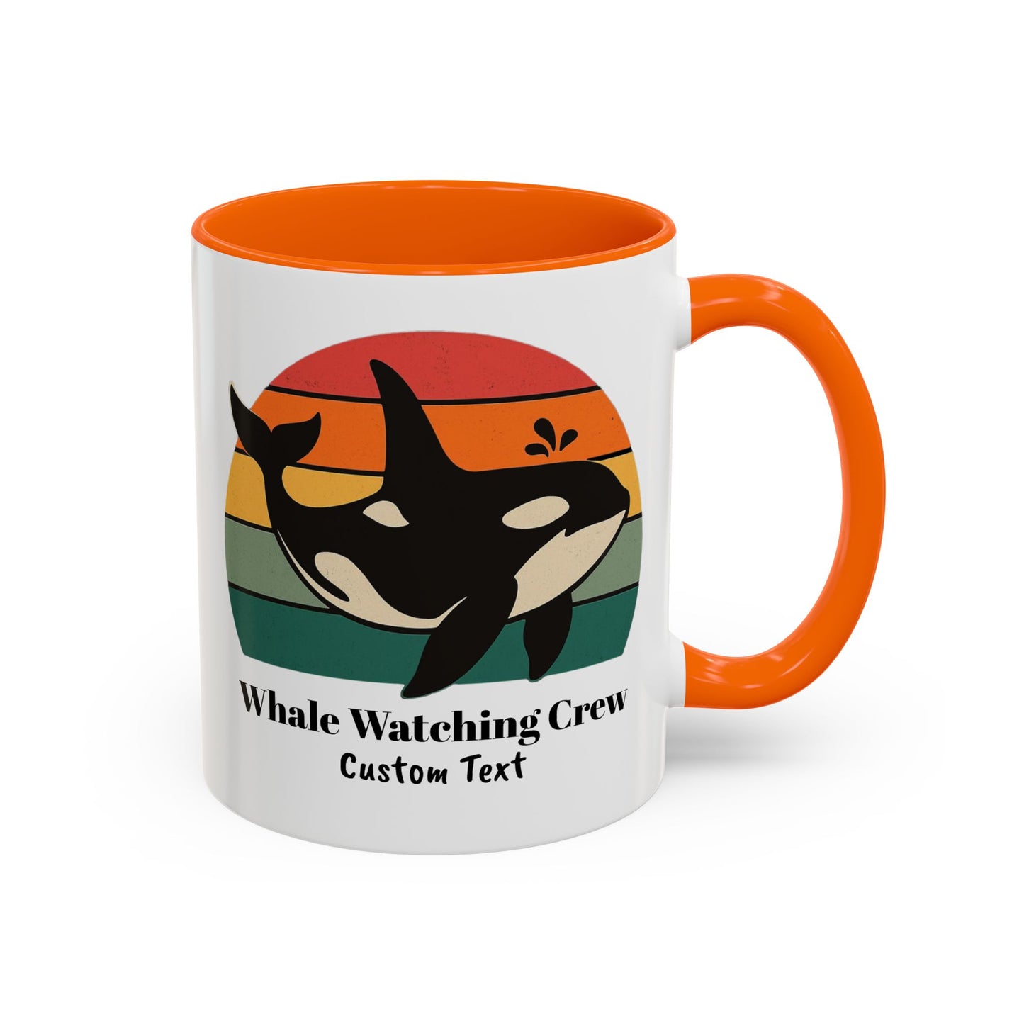 Personalized Orca Whale Coffee Mug, Whale Watching Mug, Whale Gifts, Alaskan Cruise, Blue Whale, Beluga Whale, Maui Excursion