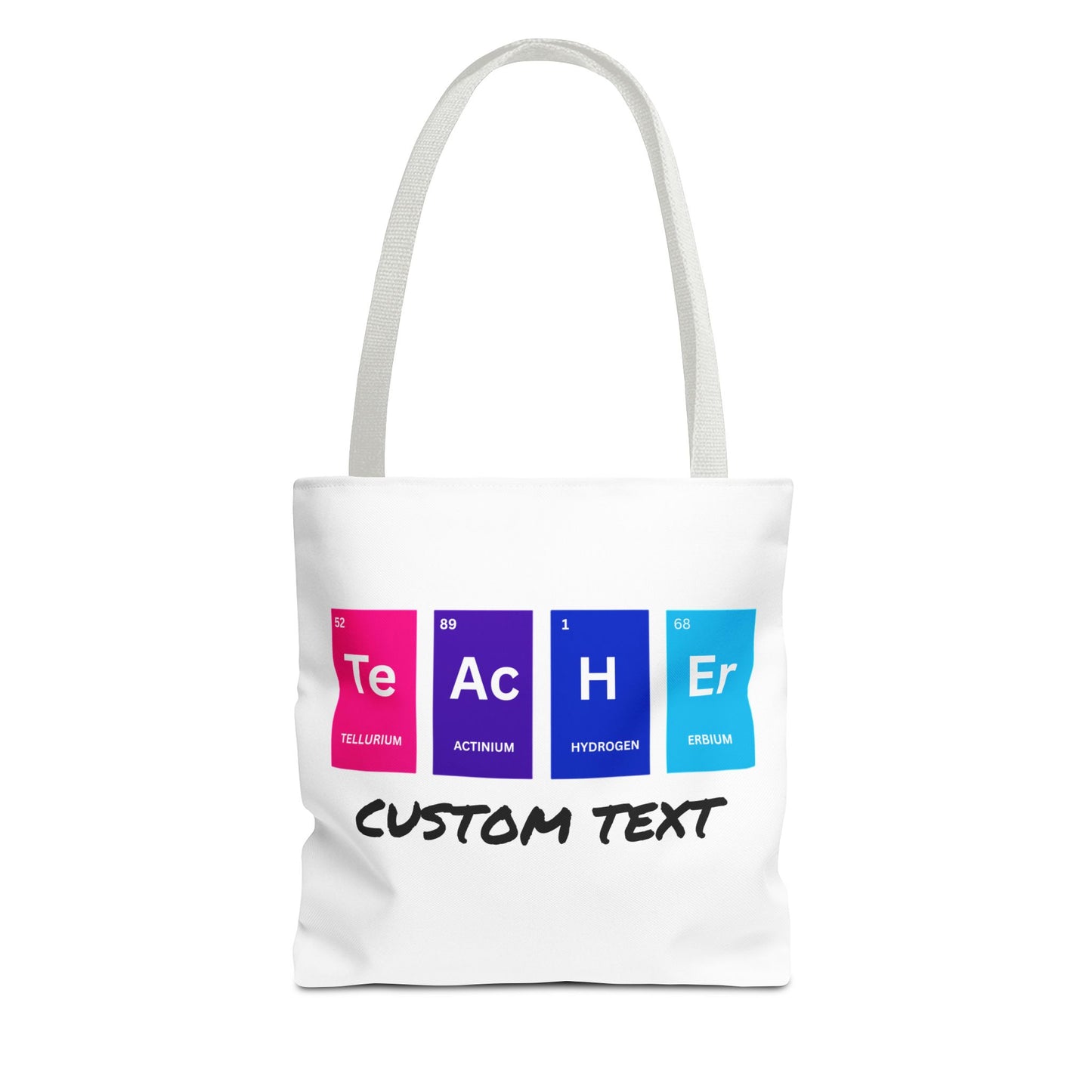 Personalized Science Teacher Tote, Periodic Table Tote, Chemist Tote, Chemistry Teacher, Science Gift, Teacher Appreciation