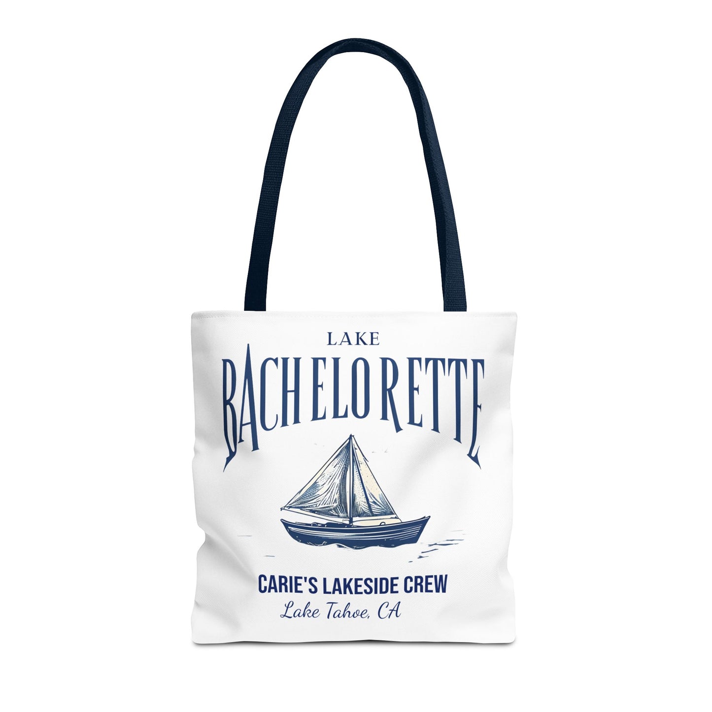 Let's Get Nauti Personalized Tote Bag, Bride Tote Bag, Bridesmaid Tote Bag, Hen Party Favors, Bride Tribe, Lake Bachelorette