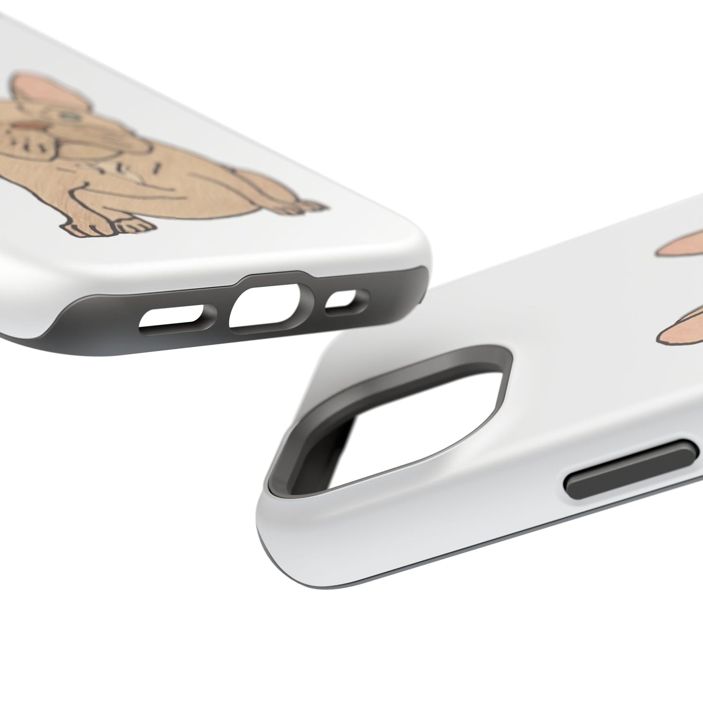 French Bulldog Magnetic Tough Case, Cute Pet Phone Cover, Dog Lover Gift, MagSafe Phone Protector, Unique Phone Accessory