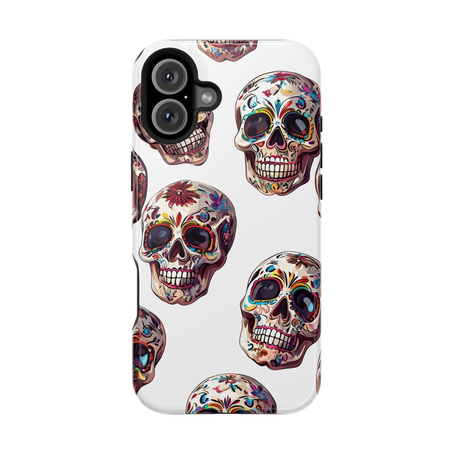 Sugar Skull Phone Case, Dia De Los Muertos, Day Of The Dead, Mexican Tradition, Sugar Skull Art, Wireless Charger