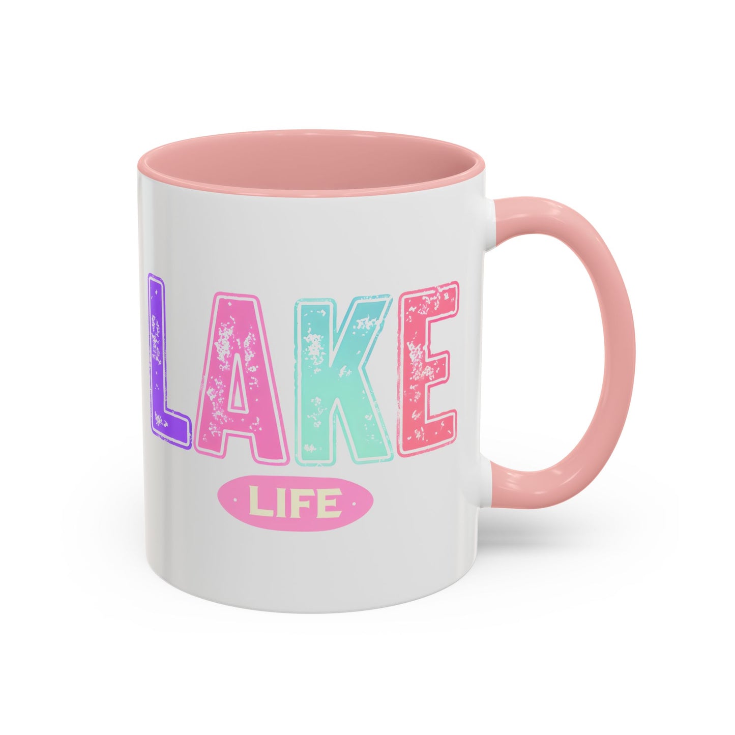 Lake Life Accent Coffee Mug, Great Lakes Mug, Michigan Gifts, Lake Vibes, Modern Mug, Lake House Gifts, Lakehouse Decor