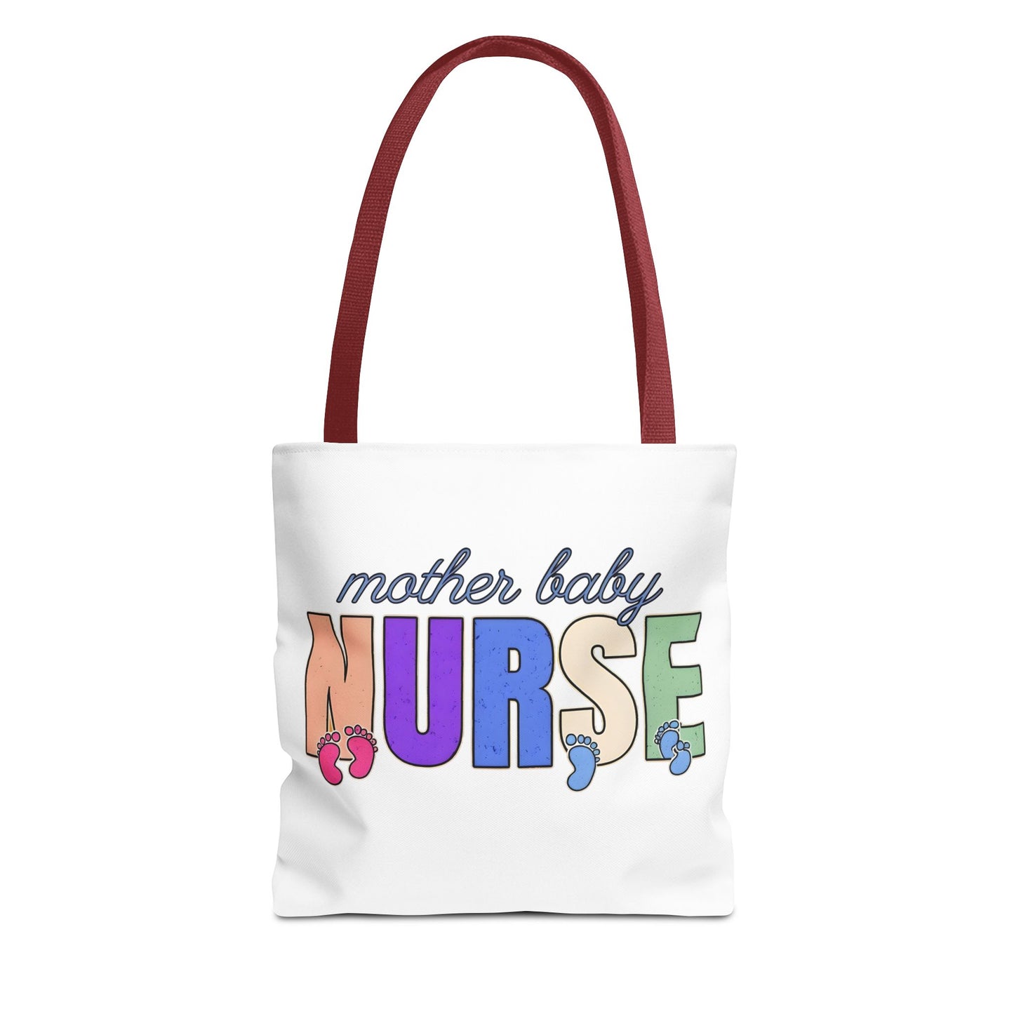 Postpartum Mother Baby Nurse Tote Bag, Nurse Appreciation, Cute Nurse Bag, Labor and Delivery, Midwife Gift