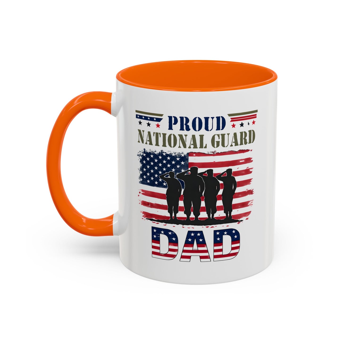 Proud National Guard Dad Coffee Mug, Army National Guard, Veteran Appreciation, Military Family Gift, Gift For Heroes