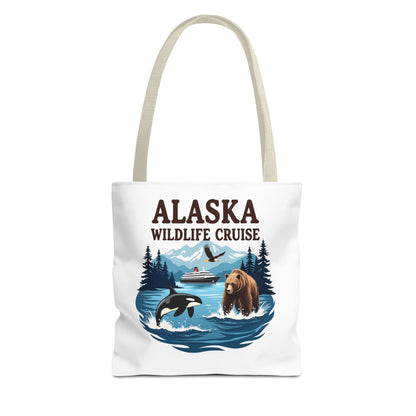 Alaska Wildlife Cruise Tote Bag, Adventure Lovers Gift, Cruise Squad 2025, Alaska Vacation Tote Bag, Alaskan Cruise Tote