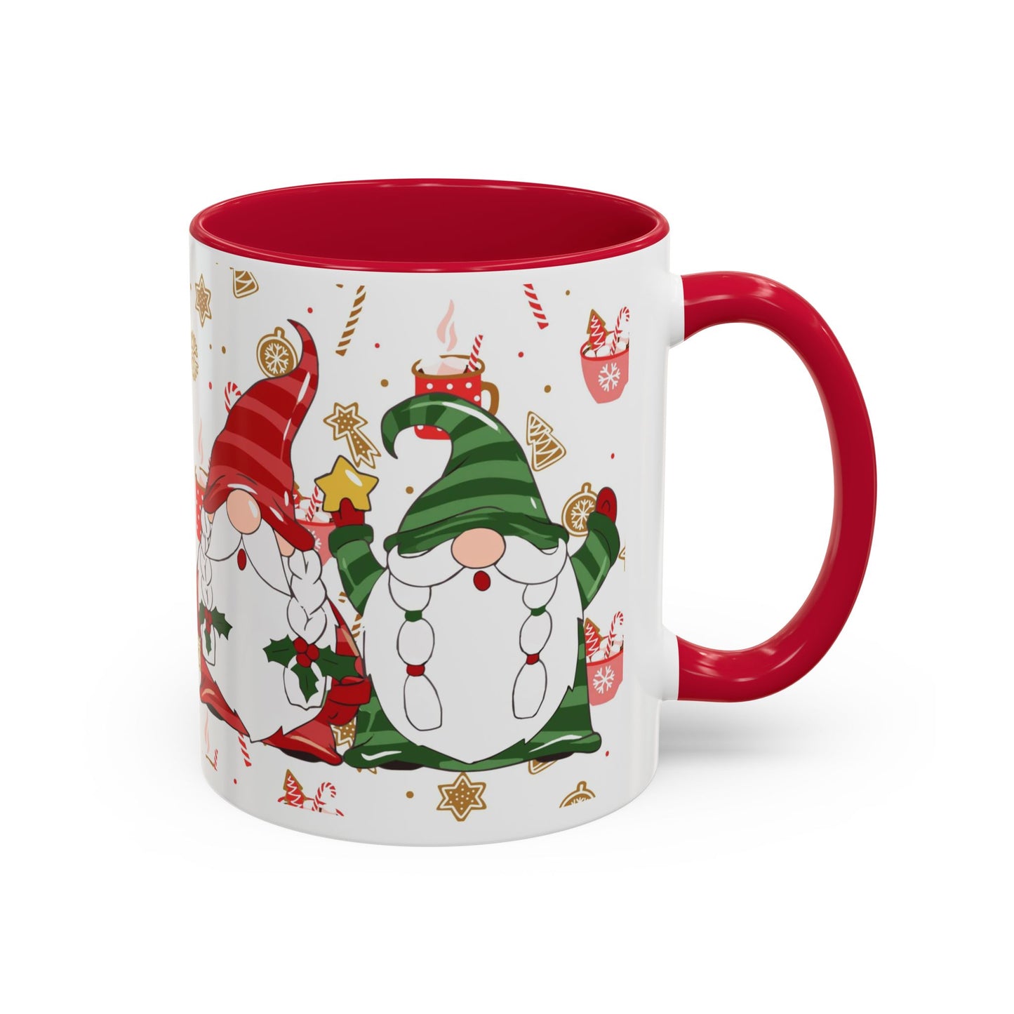Joyous Gnome Christmas Mug Collection, Cute Holiday Coffee Cup, Festive Gnome Gift, Christmas Morning Hot Cocoa Mug, Holiday Drinkware for Family
