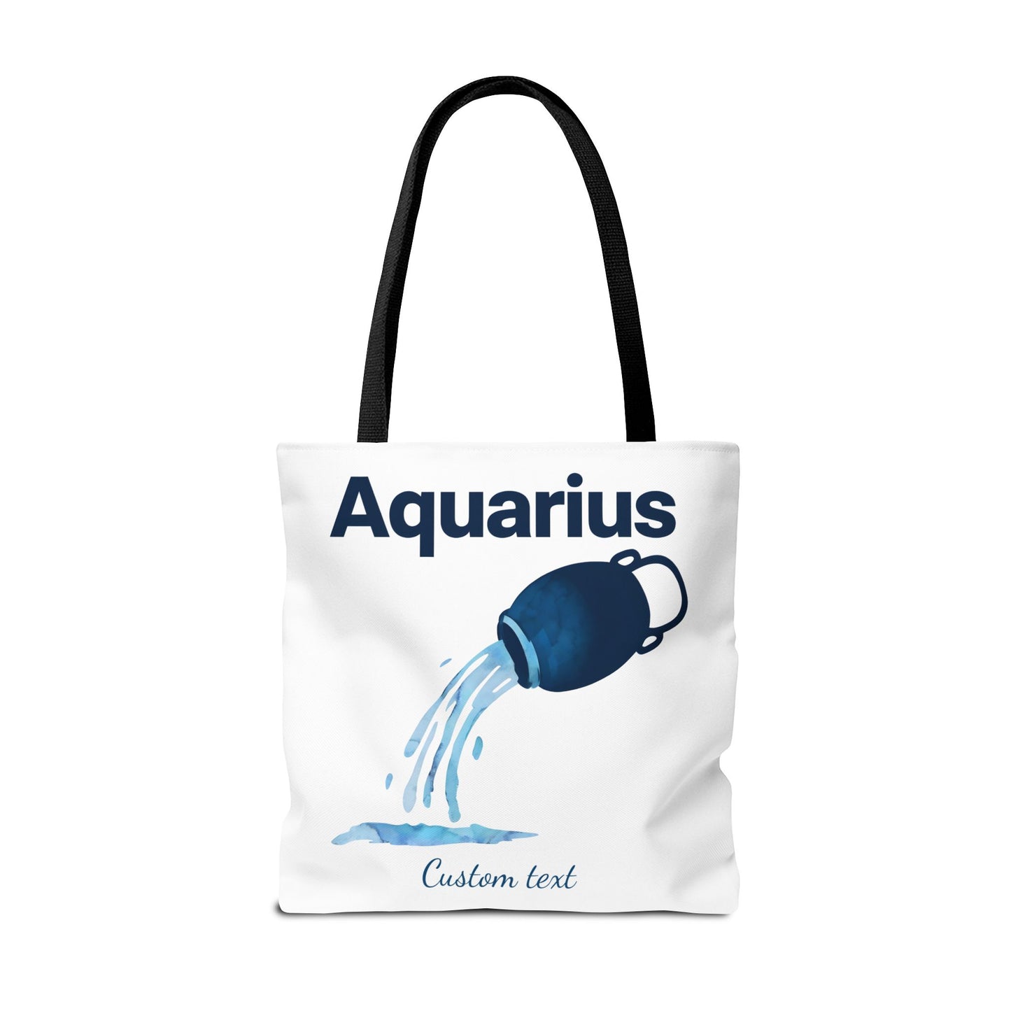 Aquarius Zodiac Personalized Tote Bag, Astrology Lover, Trendy Tote Bag, Aquarius Birthday Gift, Weekender Bag