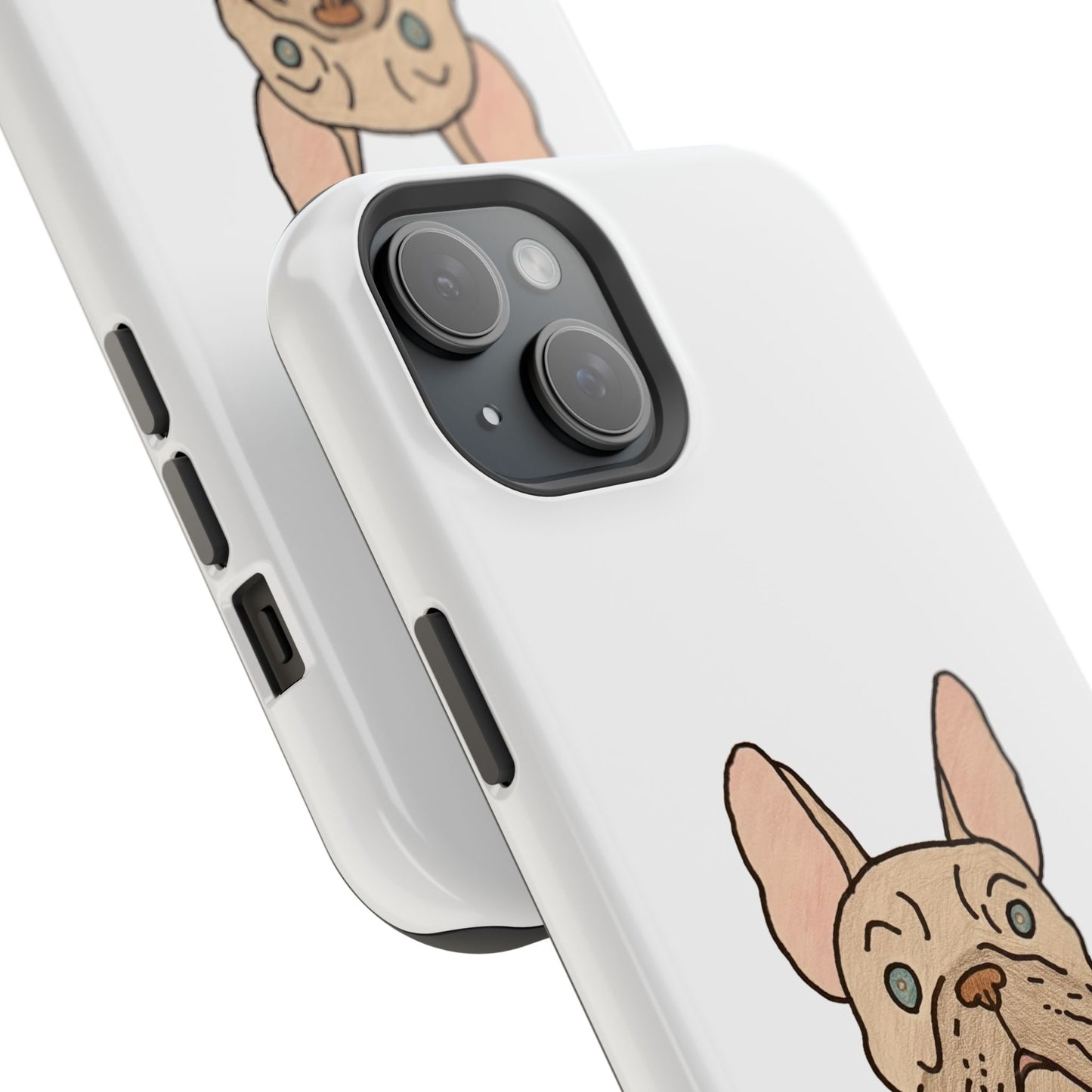 French Bulldog Magnetic Tough Case, Cute Pet Phone Cover, Dog Lover Gift, MagSafe Phone Protector, Unique Phone Accessory