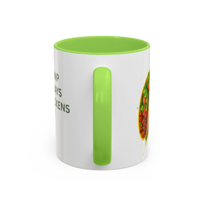Trump Always Chickens Out TACO Mug, Subtle Anti Trump, Democrat Gift Mug, Funny Liberal Gift, Political Mug