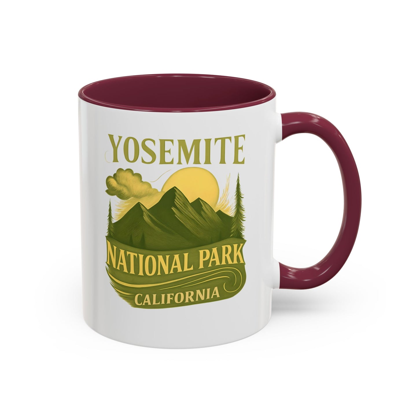 Yosemite National Park Accent Mug, Yosemite Gift, Yosemite Travel Gift, California Trip, Granola Girl Gift