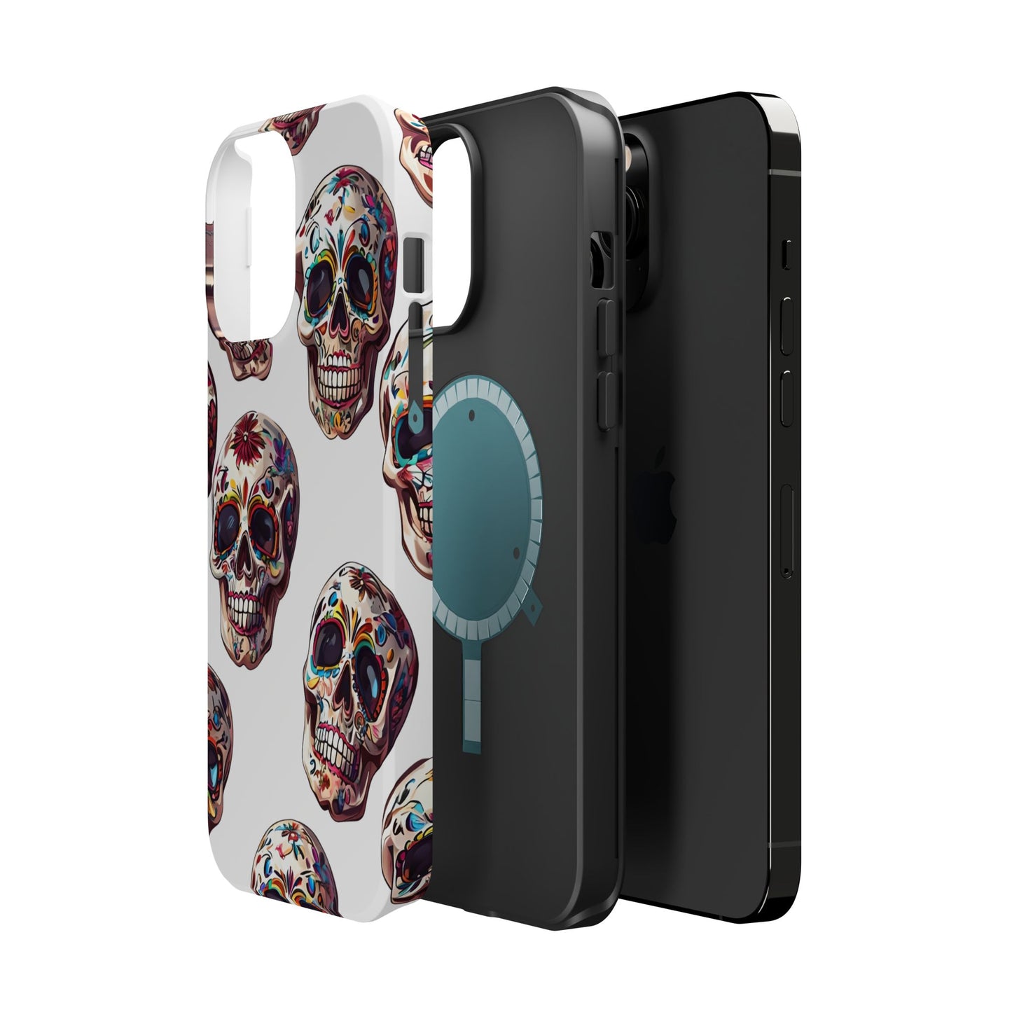 Sugar Skull Phone Case, Dia De Los Muertos, Day Of The Dead, Mexican Tradition, Sugar Skull Art, Wireless Charger